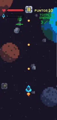 Pixel Space Wars Screen Shot 2