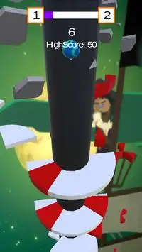 Super Helix Jump: End Game Screen Shot 7