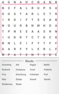 Love Word Puzzle Screen Shot 1