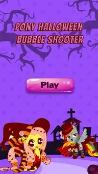 Pony Halloween Bubble Shooter Screen Shot 0