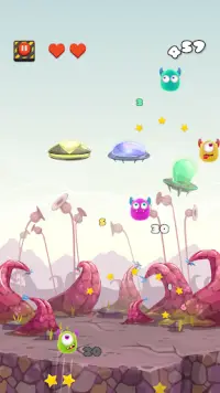 Jumpees - jogo de salto feliz Screen Shot 2