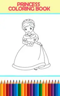 Princess Coloring game For girls Screen Shot 0