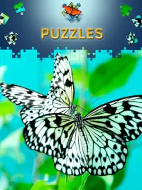 Puzzle de papillon gratuit Screen Shot 2