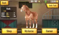 Course de chevaux 3D Screen Shot 4