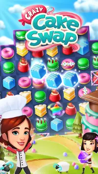 Crazy Cake Swap: Matching Game Screen Shot 4
