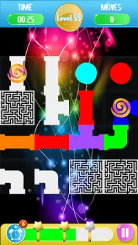 Conn: abstract color pipe plumber puzzle Screen Shot 5