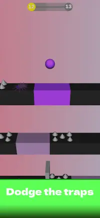 Bounce Ball: Change color Screen Shot 2
