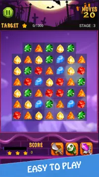 Witch Diamond Legend - Match 3 Jewel Games Screen Shot 0