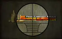 Front Commando Sniper Shooter Screen Shot 0