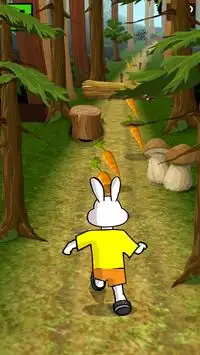Bunny Dash : Jungle Run Screen Shot 0
