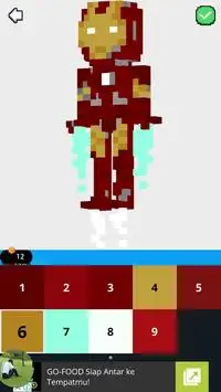 3D Superhero Lego Color by Number - Pixel art Screen Shot 4
