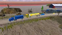 Oil Tanker Truck Driving game Screen Shot 2