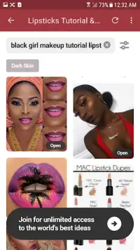 Black Beauty Makeup Tutorials. Screen Shot 5