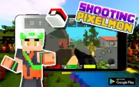 शूटिंग Pixelmon जीवन रक्षा Screen Shot 1