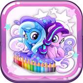 My Little Pony Coloring Horse