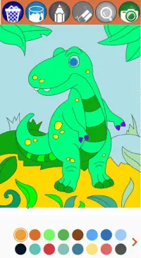 Игра Динозавры Раскраски для мальчиков Screen Shot 6