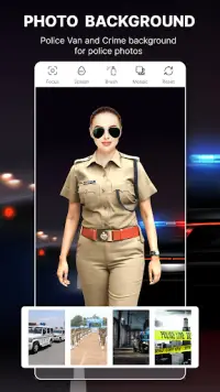 Women Police Photo Suit Editor Screen Shot 4