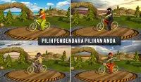 Offroad Bmx Sepeda Balap: Gaya bebas Stunts 3D Screen Shot 5