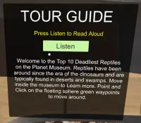 10 Top Deadliest Reptiles on The Planet in VR Screen Shot 0
