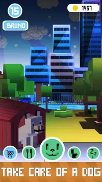My Virtual Blocky Dog 3D - Take Care of a Pet! Screen Shot 5