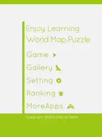 Enjoy Learning World Map Puzzle Screen Shot 14