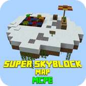 Super SkyBlock Map for MCPE