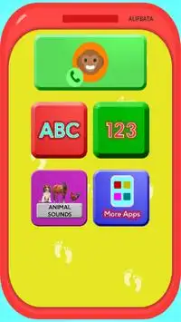 Phone for Toddlers - Alphabet, Numbers, Animals Screen Shot 0