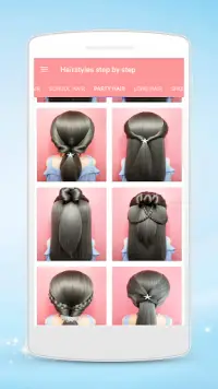 Hairstyles step by step Screen Shot 5