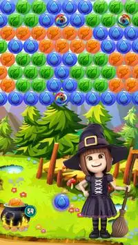 Funny Witch Pop Bubble Adventure Screen Shot 0