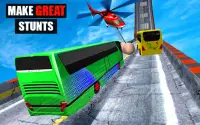 Bus Stunt Impossible 3d Game Screen Shot 1