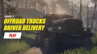 Offroad Trucks Driver Delivery Screen Shot 0