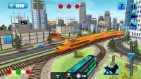 Новый поезд Sim 17: железнодорожный поезд Euro C Screen Shot 6