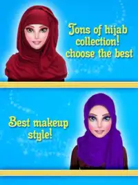 Hijab ντύνομαι κούκλα και μακιγιάζ σαλόνι... Screen Shot 3