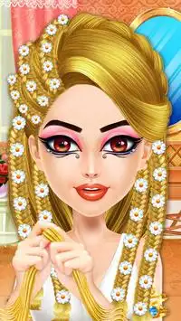 Egypt Princess Braids-Girls Hair Salon Games Screen Shot 2