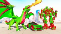 Police Dino Robot Car Games Screen Shot 1