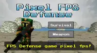 Pixel FPS - Gun Defense Screen Shot 0