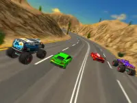 पागल कार बनाम राक्षस दौड़ 3 डी Screen Shot 8