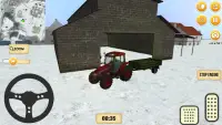 Farming tractor freight transport simulation Screen Shot 0