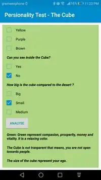 Personality Test - The Cube Screen Shot 1