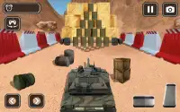 simulação de estacionamento de tanque de tiro Screen Shot 1