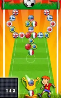 Bubble Shooter Soccer Screen Shot 2
