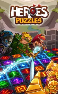 Heroes and Puzzles: три в ряд РПГ Screen Shot 12
