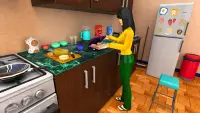 Virtuel Mama Spiel Familie Sim Screen Shot 1