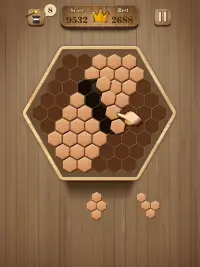 Wooden Hexagon Fit: Hexa Block Puzzle Screen Shot 8