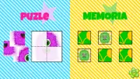 Puzzle y memoria para niños Screen Shot 0