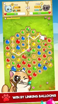 CUTE WARS PUZZLE BATTLE – Cats vs Dogs Match 3 Screen Shot 0