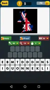 Country Flag Map Quiz - World Screen Shot 2