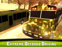 Off-Road Army Bus Simulator 3D Screen Shot 7