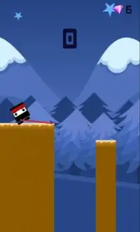 Cube Ninja: Clumsy Hook Swing Screen Shot 2