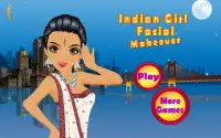 Indian Girl Facial Makeover Screen Shot 4